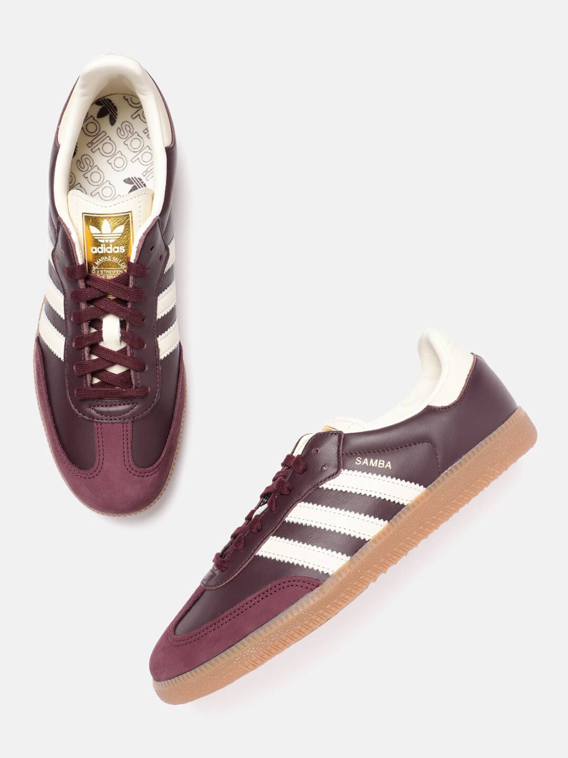 Adidas Samba Brugundy