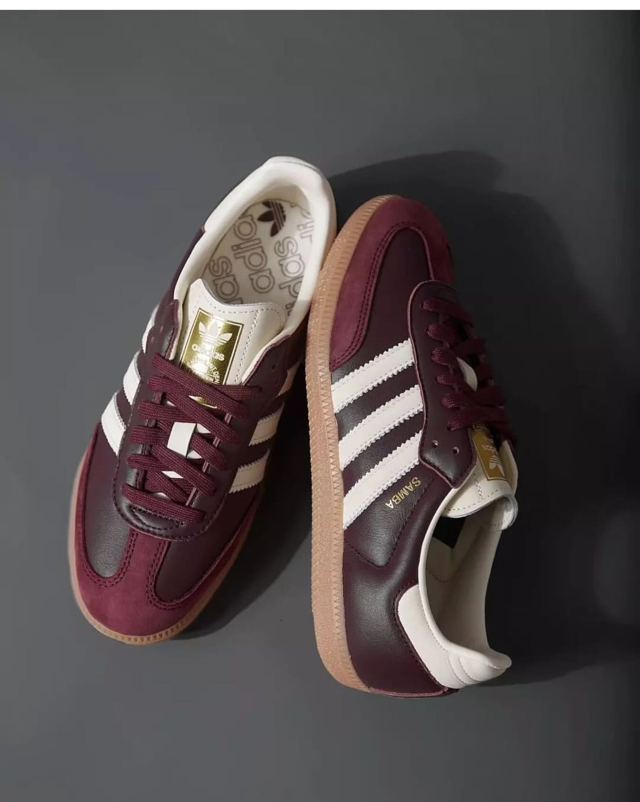 Adidas Samba Brugundy