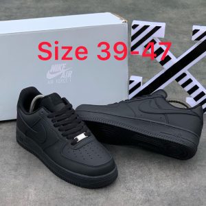 BLACK ALL SIZE AF1 PREMIUM QUALITY