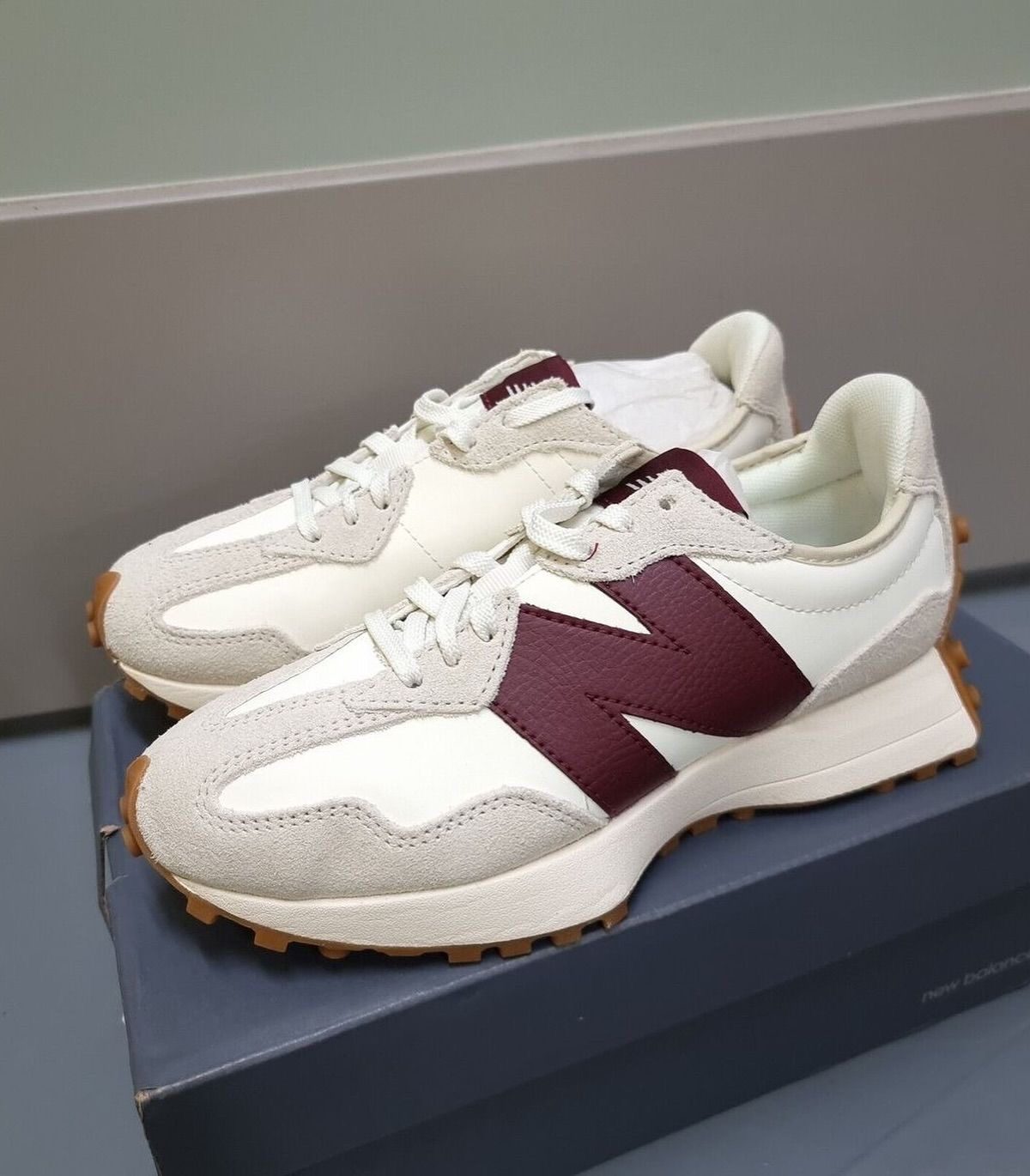 NB 327 Moonbeam Burgundy