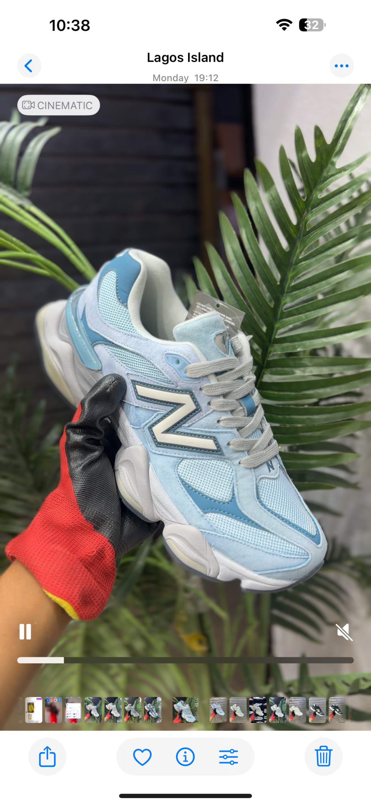 Chrome Blue Nb 9060 Premium Quality